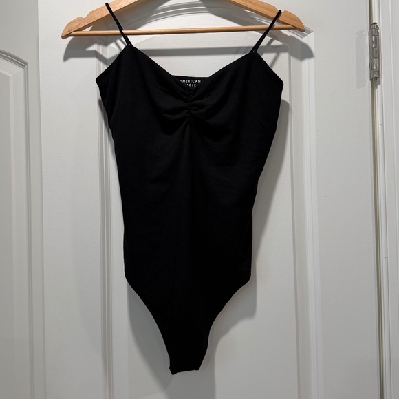 Women's Black Compression Bodysuit - Picture 1 of 4